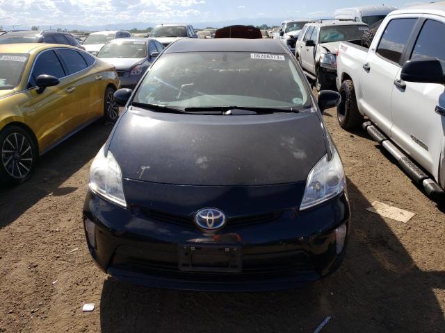 JTDKN3DU6D5668466 - 2013 TOYOTA PRIUS BLACK photo 5