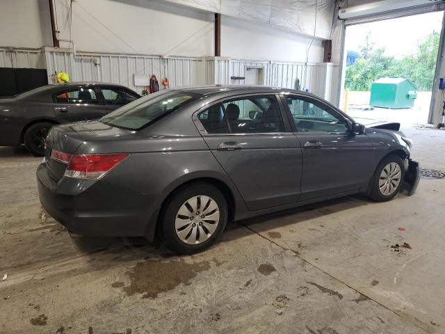 1HGCP2F36BA008902 - 2011 HONDA ACCORD LX GRAY photo 3