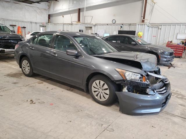 1HGCP2F36BA008902 - 2011 HONDA ACCORD LX GRAY photo 4