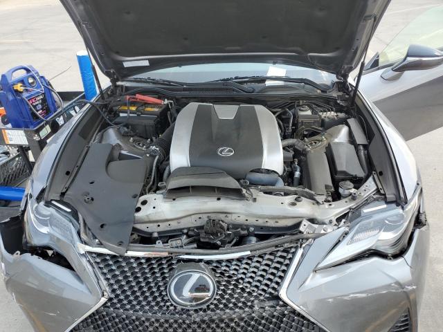 JTHS85BC2K5005260 - 2019 LEXUS RC 300 GRAY photo 11