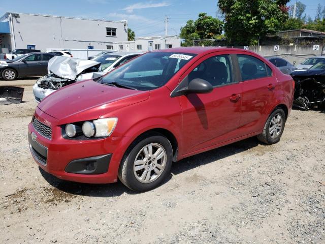 1G1JA5SH8D4178408 - 2013 CHEVROLET SONIC LS RED photo 1