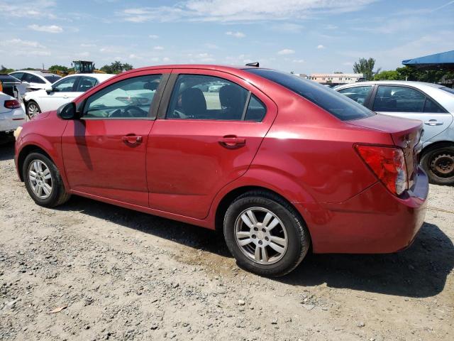 1G1JA5SH8D4178408 - 2013 CHEVROLET SONIC LS RED photo 2