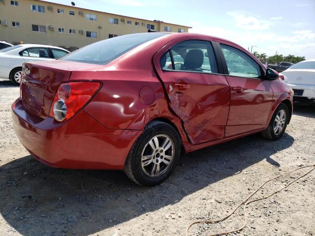 1G1JA5SH8D4178408 - 2013 CHEVROLET SONIC LS RED photo 3