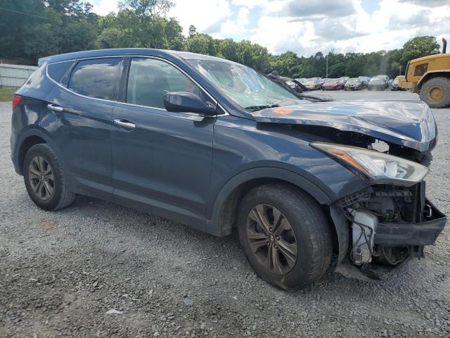5XYZT3LB6FG279065 - 2015 HYUNDAI SANTA FE S BLUE photo 4