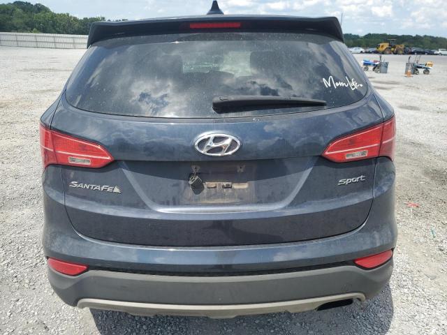 5XYZT3LB6FG279065 - 2015 HYUNDAI SANTA FE S BLUE photo 6