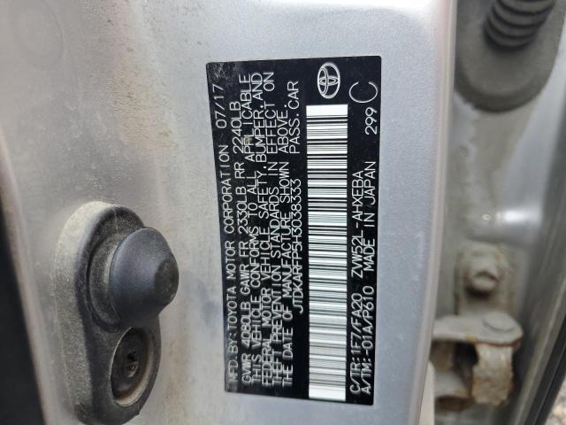 JTDKARFP5H3038333 - 2017 TOYOTA PRIUS PRIM 银色 照片 13