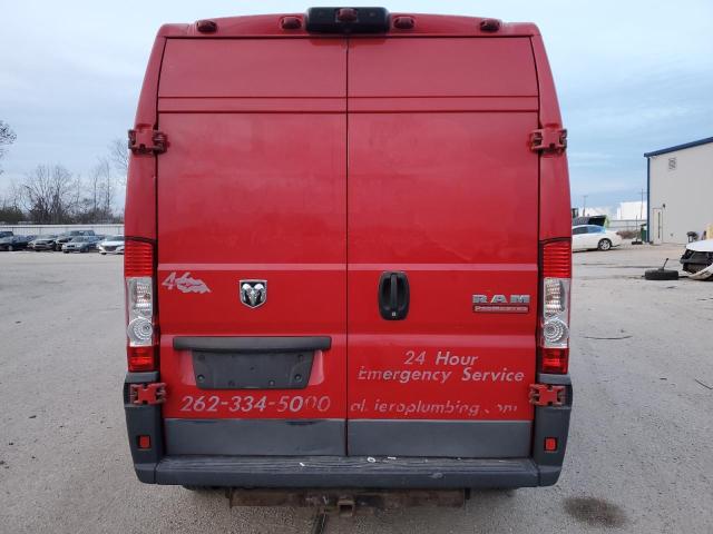 3C6TRVDG3GE112159 - 2016 RAM PROMASTER 2500 HIGH Rouge photo 6