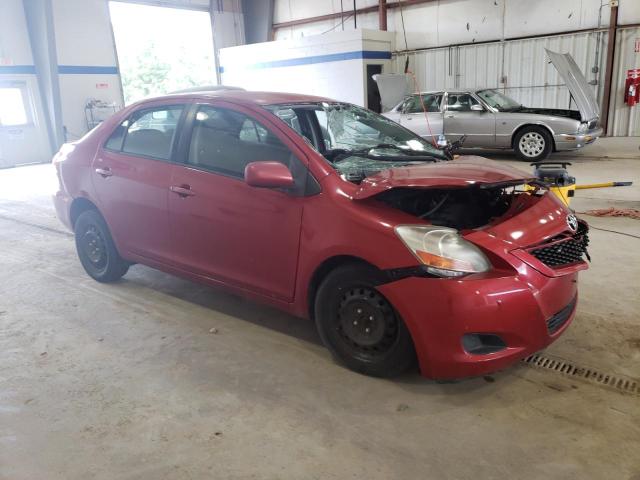 JTDBT903691336645 - 2009 TOYOTA YARIS RED photo 4