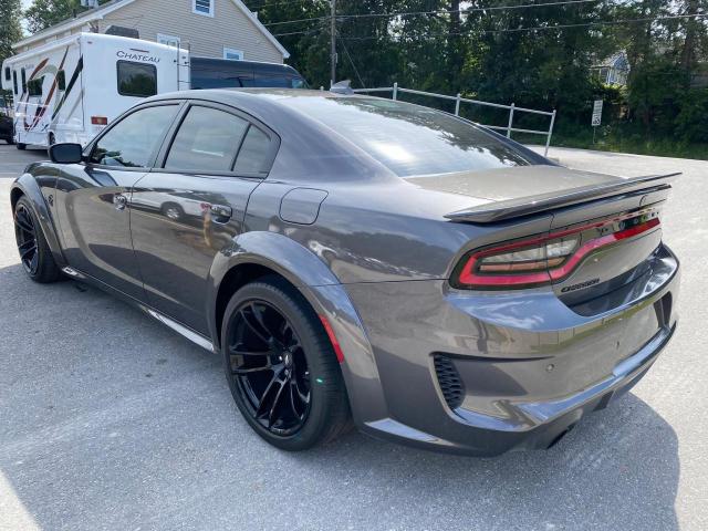 2C3CDXL99NH101629 - 2022 DODGE CHARGER SRT HELLCAT GRAY photo 2