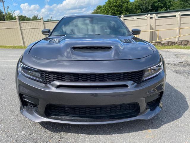 2C3CDXL99NH101629 - 2022 DODGE CHARGER SRT HELLCAT GRAY photo 5