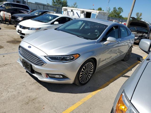 3FA6P0RU8JR248354 - 2018 FORD FUSION TITANIUM/PLATINUM HEV SILVER photo 1