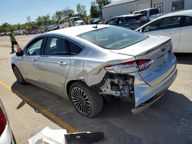 3FA6P0RU8JR248354 - 2018 FORD FUSION TITANIUM/PLATINUM HEV SILVER photo 2