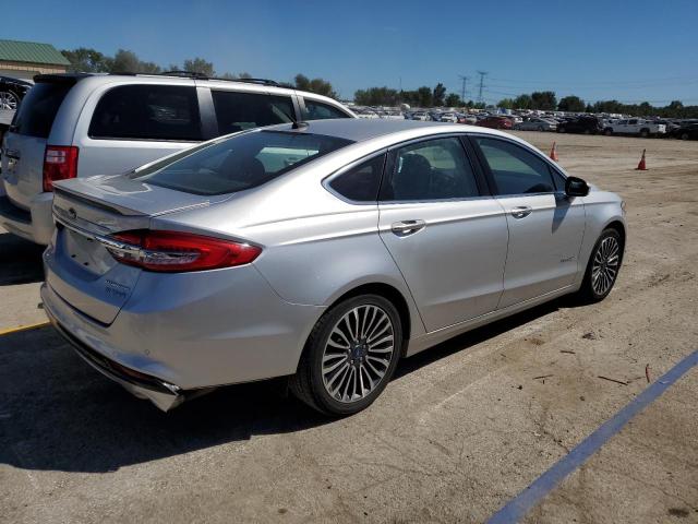 3FA6P0RU8JR248354 - 2018 FORD FUSION TITANIUM/PLATINUM HEV SILVER photo 3