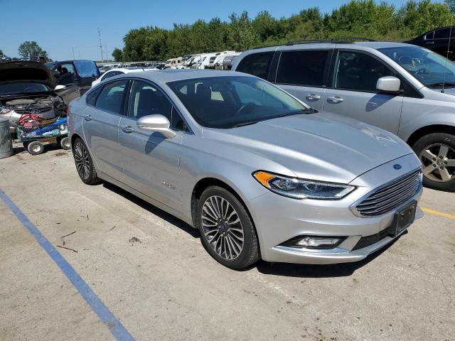 3FA6P0RU8JR248354 - 2018 FORD FUSION TITANIUM/PLATINUM HEV SILVER photo 4