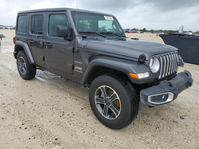 1C4HJXEN2PW695036 - 2023 JEEP WRANGLER SAHARA CHARCOAL photo 4