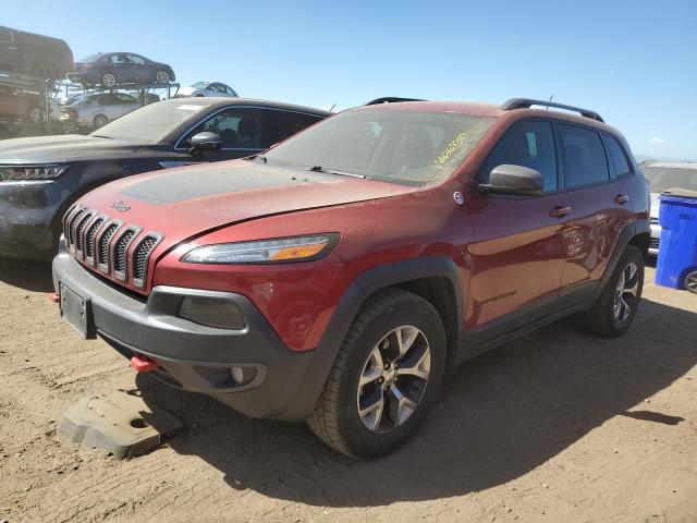 1C4PJMBS7FW698825 - 2015 JEEP CHEROKEE TRAILHAWK RED photo 1