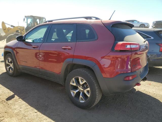 1C4PJMBS7FW698825 - 2015 JEEP CHEROKEE TRAILHAWK RED photo 2