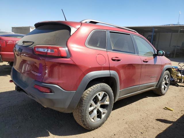 1C4PJMBS7FW698825 - 2015 JEEP CHEROKEE TRAILHAWK RED photo 3
