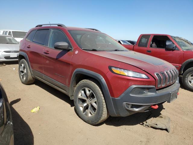 1C4PJMBS7FW698825 - 2015 JEEP CHEROKEE TRAILHAWK RED photo 4