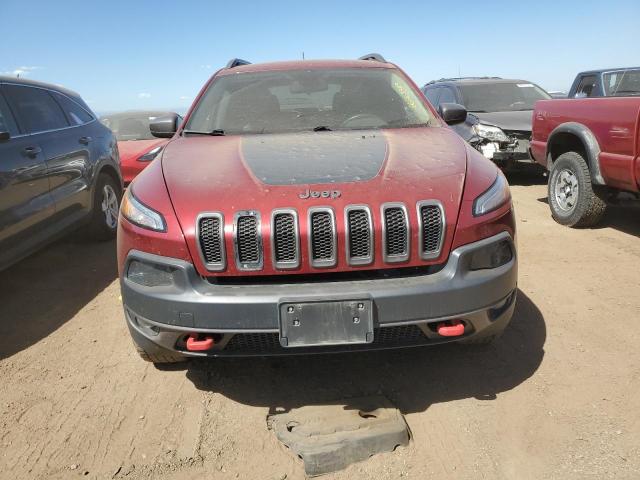 1C4PJMBS7FW698825 - 2015 JEEP CHEROKEE TRAILHAWK RED photo 5