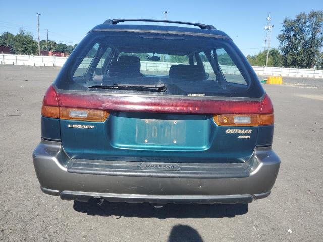4S3BG6855X7623543 - 1999 SUBARU LEGACY OUTBACK GREEN photo 6