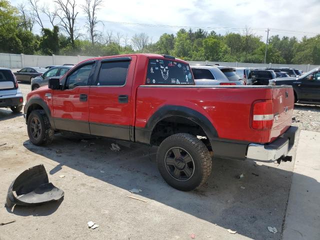 1FTPW145X4KC60358 - 2004 FORD F150 SUPERCREW RED photo 2