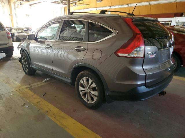 5J6RM4H75DL051688 - 2013 HONDA CR-V EXL GRAY photo 2