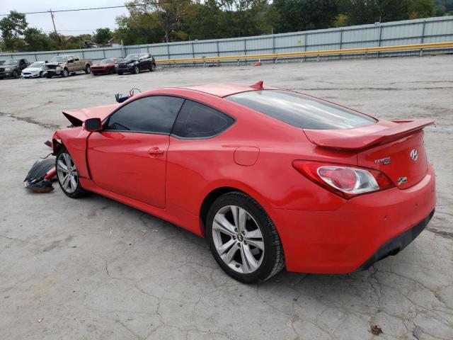 KMHHU6KH7AU019194 - 2010 HYUNDAI GENESIS CO 3.8L RED photo 2