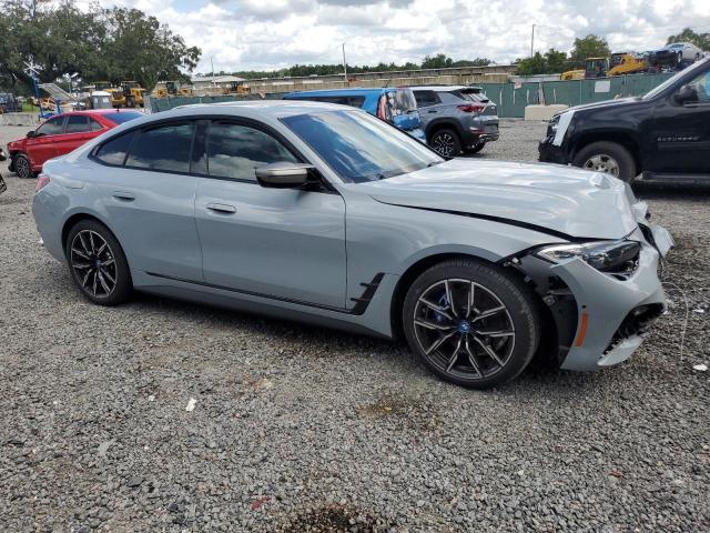 WBY33AW00RFS53460 - 2024 BMW I4 M50 GRAY photo 4