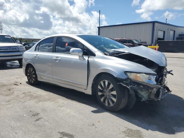 19XFA1F93BE003262 - 2011 HONDA CIVIC EXL SILVER photo 4