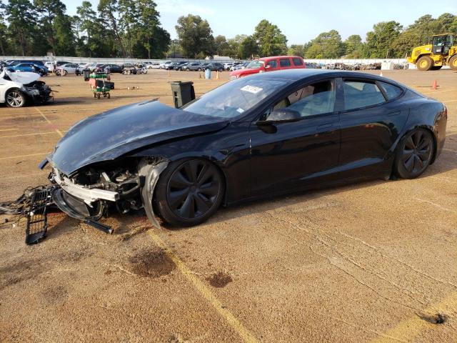 5YJSA1E65NF477542 - 2022 TESLA MODEL S Սև լուսանկար 1