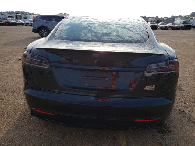 5YJSA1E65NF477542 - 2022 TESLA MODEL S Սև լուսանկար 6
