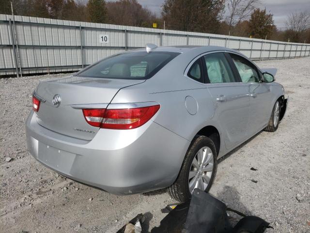 1G4PP5SK8G4100979 - 2016 BUICK VERANO SILVER photo 4