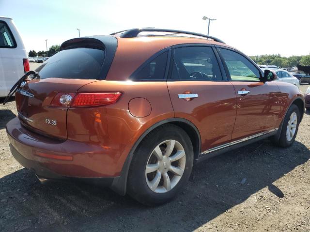 JNRAS08W48X206352 - 2008 INFINITI FX35 ORANGE photo 3