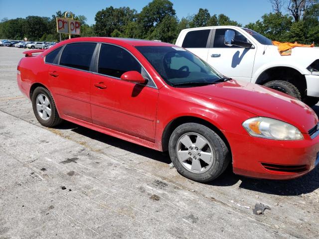 2G1WT57N391164529 - 2009 CHEVROLET IMPALA 1LT RED photo 4