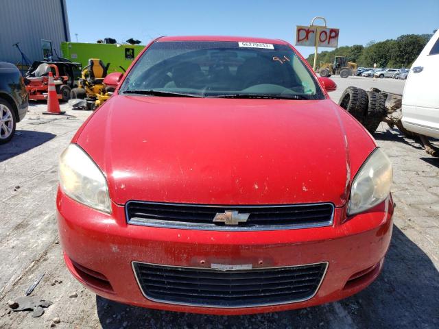 2G1WT57N391164529 - 2009 CHEVROLET IMPALA 1LT RED photo 5