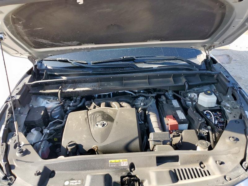 5TDCZRAHXNS099393 - 2022 TOYOTA HIGHLANDER L SILVER photo 12