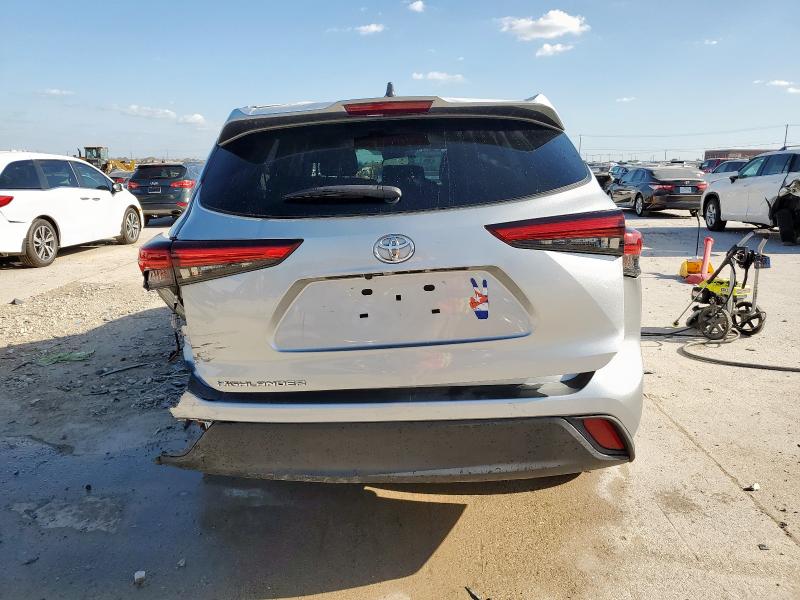 5TDCZRAHXNS099393 - 2022 TOYOTA HIGHLANDER L SILVER photo 6