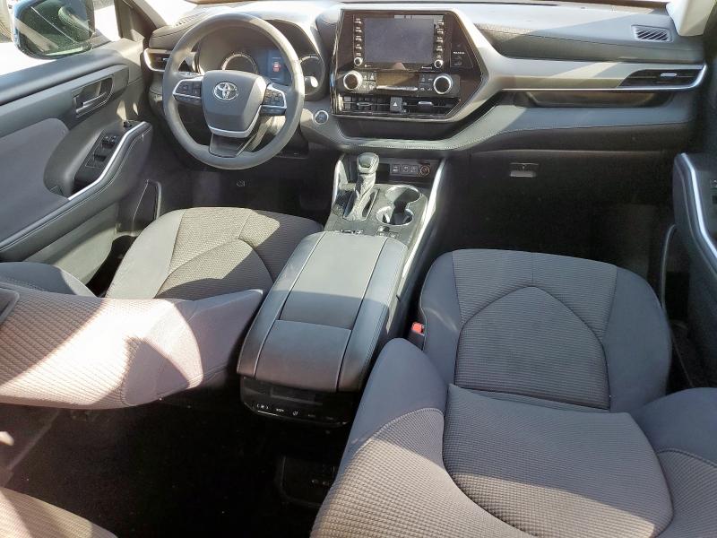 5TDCZRAHXNS099393 - 2022 TOYOTA HIGHLANDER L SILVER photo 8