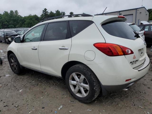 JN8AZ1MW9AW109445 - 2010 NISSAN MURANO S WHITE photo 2