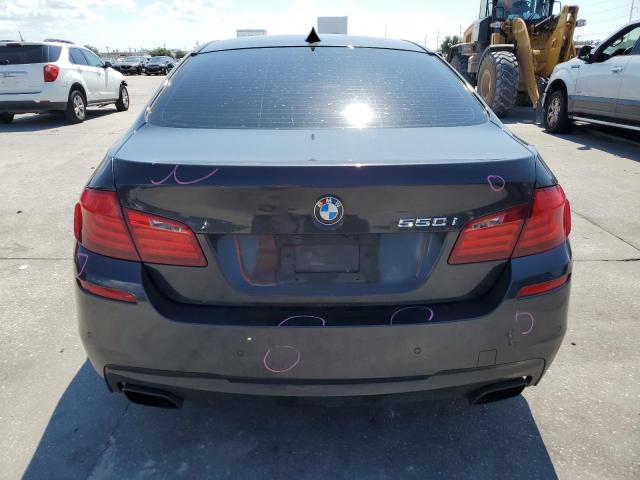 WBAFR9C54DDX80107 - 2013 BMW 550 I GRAY photo 6