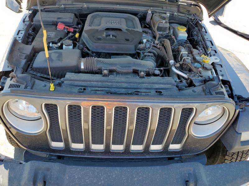 1C4HJXEN7KW621622 - 2019 JEEP WRANGLER UNLIMITED SAHARA ნაცრისფერი ფოტო 12