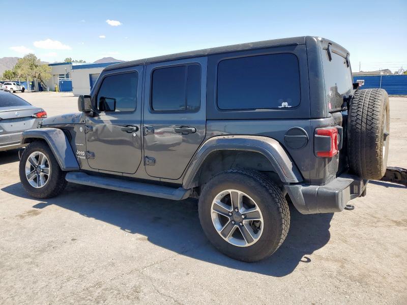 1C4HJXEN7KW621622 - 2019 JEEP WRANGLER UNLIMITED SAHARA ნაცრისფერი ფოტო 2