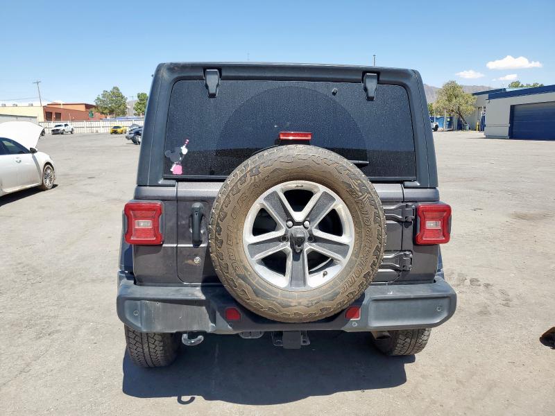 1C4HJXEN7KW621622 - 2019 JEEP WRANGLER UNLIMITED SAHARA ნაცრისფერი ფოტო 6