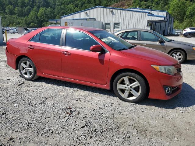 4T1BF1FK8CU636924 - 2012 TOYOTA CAMRY BASE RED photo 4