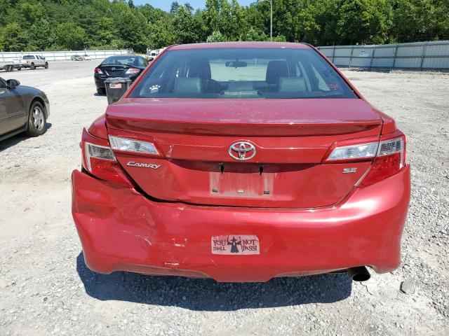 4T1BF1FK8CU636924 - 2012 TOYOTA CAMRY BASE RED photo 6
