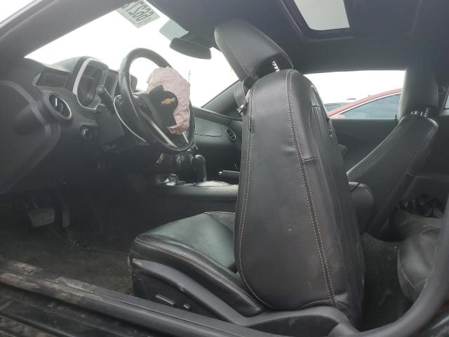 2G1FC1E32D9220223 - 2013 CHEVROLET CAMARO LT BLACK photo 7