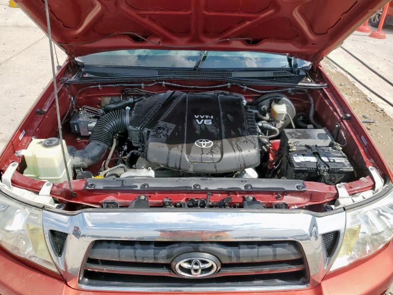 5TETU62N27Z342556 - 2007 TOYOTA TACOMA PRERUNNER ACCESS CAB BURGUNDY photo 11