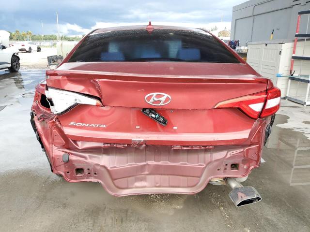 5NPE24AF1GH428876 - 2016 HYUNDAI SONATA SE BURGUNDY photo 6