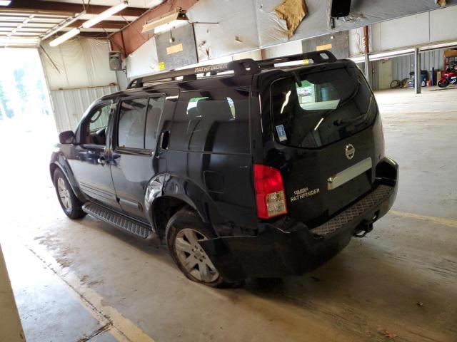 5N1AR18W66C623490 - 2006 NISSAN PATHFINDER LE BLACK photo 2